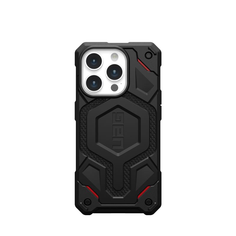 UAG iPhone 15 Pro Monarch Pro Kevlar Series Σκληρή Θήκη με MagSafe - Kevlar Black UAG iPhone 15 Pro Monarch Pro Kevlar Series Σκληρή Θήκη με MagSafe - Kevlar Black