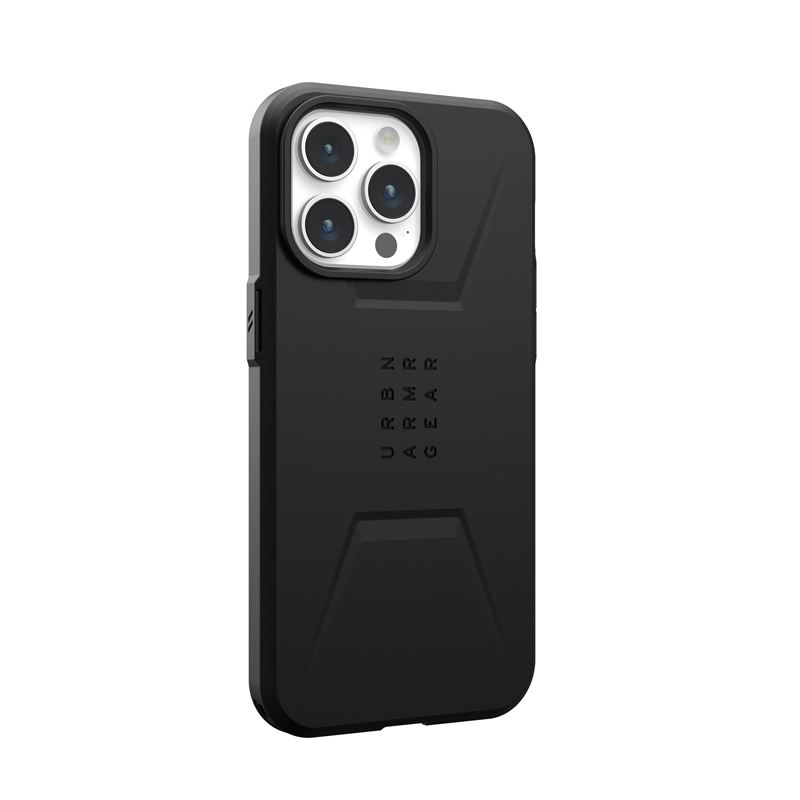 UAG iPhone 15 Pro Max Civilian MagSafe Σκληρή Θήκη με MagSafe - Black UAG iPhone 15 Pro Max Civilian MagSafe Σκληρή Θήκη με MagSafe - Black