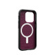 UAG iPhone 15 Pro Civilian MagSafe Σκληρή Θήκη με MagSafe - Bordeaux