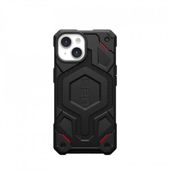 UAG iPhone 15 Monarch Pro Kevlar Series Σκληρή Θήκη με MagSafe - Kevlar Black