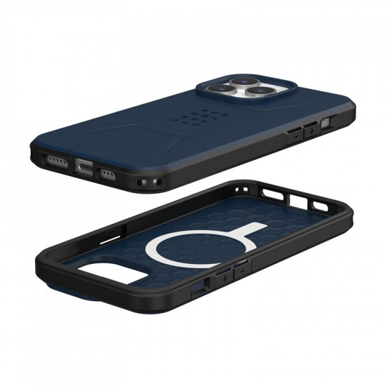 UAG iPhone 15 Pro Max Civilian MagSafe Σκληρή Θήκη με MagSafe - Mallard