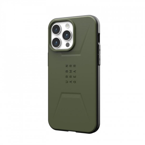 UAG iPhone 15 Pro Max Civilian MagSafe Σκληρή Θήκη με MagSafe - Olive Drab