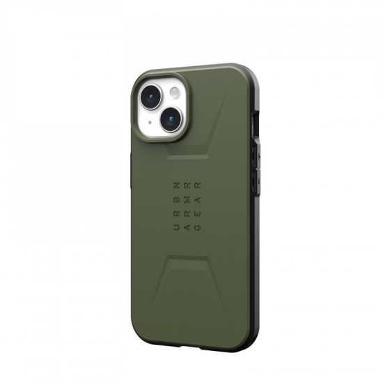 UAG iPhone 15 Civilian MagSafe Σκληρή Θήκη με MagSafe - Olive Drab