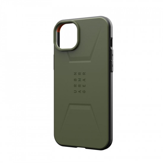 UAG iPhone 15 Plus Civilian MagSafe Σκληρή Θήκη με MagSafe - Olive Drab