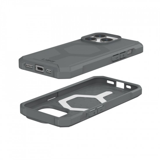 UAG iPhone 15 Pro Essential Armor MagSafe Θήκη Σιλικόνης TPU με MagSafe - Silver