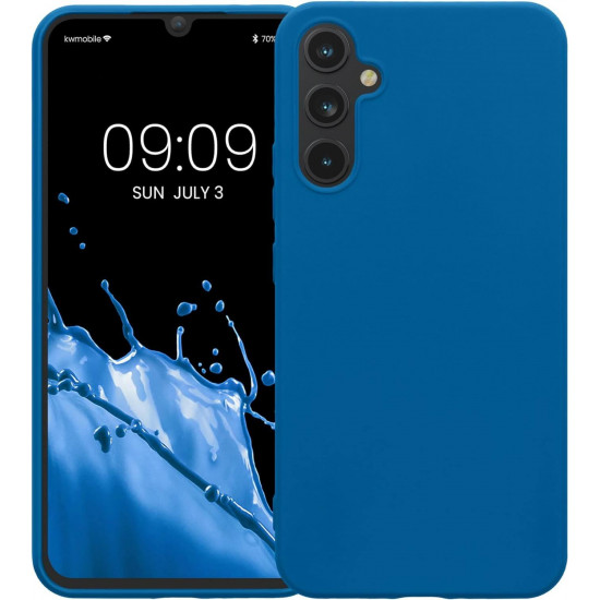 KW Samsung Galaxy A34 5G Θήκη Σιλικόνης TPU - Caribbean Blue - 60809.224