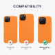 KW iPhone 15 Pro Λεπτή Θήκη Σιλικόνης TPU - Fruity Orange - 61959.150