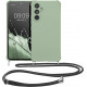 KW Samsung Galaxy A54 5G Θήκη Σιλικόνης TPU με Λουράκι - Grey Green - 60805.172