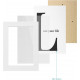 Songmics Ξύλινη Κορνίζα για 4 Φωτογραφίες 10 x 15 cm - White - RPF25WT