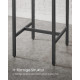 Vasagle Ψηλό Τραπέζι Μπαρ με Ξύλινη Επιφάνεια και Μεταλλικά Πόδια - 60 x 60 x 92 cm - Vintage Brown / Black - LBT25X