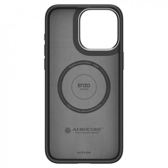 Spigen iPhone 15 Pro Max Enzo Aramid Mag Σκληρή Θήκη Aramid Fiber με MagSafe - Matte Black