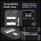 Spigen iPhone 15 Pro Wallet S Pro Θήκη Πορτοφόλι Stand από Δερματίνη - Black