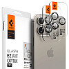 Spigen iPhone 14 Pro / 14 Pro Max / 15 Pro / 15 Pro Max / 16 Pro / 16 Pro Max Optik.TR EZ Fit Αντιχαρακτικό Γυαλί για την Κάμερα - 2 Τεμάχια - Natural Titanium Spigen iPhone 14 Pro / 14 Pro Max / 15 Pro / 15 Pro Max / 16 Pro / 16 Pro Max Optik.TR EZ Fit Αντιχαρακτικό Γυαλί για την Κάμερα - 2 Τεμάχια - Natural Titanium