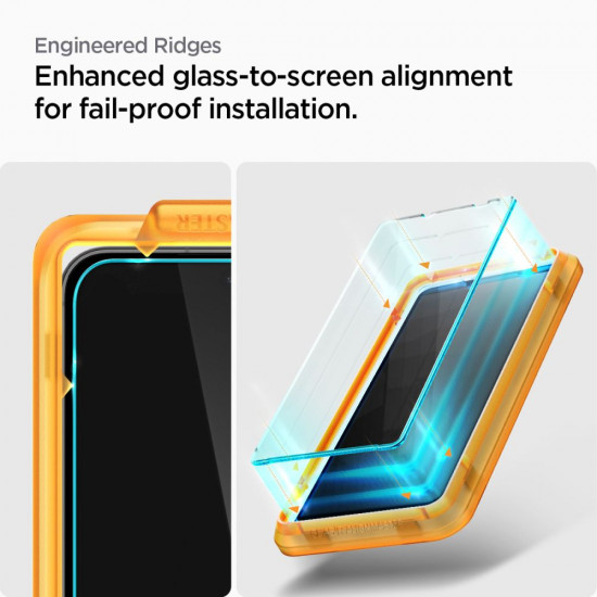 Spigen Samsung Galaxy S23 FE ALM GLAS.tR HD Tempered Glass Αντιχαρακτικό Γυαλί Οθόνης 9H - 2 Τεμάχια - Διάφανα