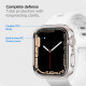Spigen Θήκη Apple Watch 7 / 8 / 9 - 45 mm με Προστασία Οθόνης Ultra Hybrid - Crystal Clear