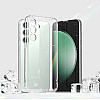 Ringke Samsung Galaxy S23 FE Fusion Σκληρή Θήκη με Πλαίσιο Σιλικόνης - Διάφανη