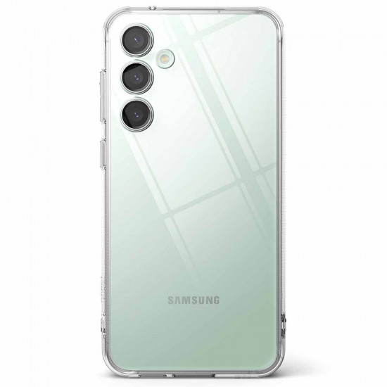 Ringke Samsung Galaxy S23 FE Fusion Σκληρή Θήκη με Πλαίσιο Σιλικόνης - Διάφανη