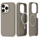 Tech-Protect iPhone 15 Pro Silicone Magsafe Θήκη Σιλικόνης TPU - Titanium