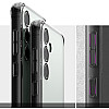 Ringke Samsung Galaxy S23 FE Fusion Σκληρή Θήκη με Πλαίσιο Σιλικόνης - Smoke Black / Διάφανη