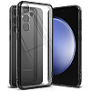 Ringke Samsung Galaxy S23 FE Fusion Σκληρή Θήκη με Πλαίσιο Σιλικόνης - Smoke Black / Διάφανη