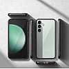 Ringke Samsung Galaxy S23 FE Fusion Σκληρή Θήκη με Πλαίσιο Σιλικόνης - Smoke Black / Διάφανη