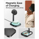 Spigen PF2100 Arcfield MagFit 7.5W Βάση Ασύρματης Φόρτισης MagSafe για Smartphones και Airpods - Black