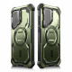 Supcase Samsung Galaxy S24 Armorbox Magsafe Σκληρή Θήκη με Προστασία Οθόνης και Κάλυμμα Κάμερας / Stand - Green