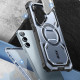 Supcase Samsung Galaxy S24 Armorbox Magsafe Σκληρή Θήκη με Προστασία Οθόνης και Κάλυμμα Κάμερας / Stand - Blue