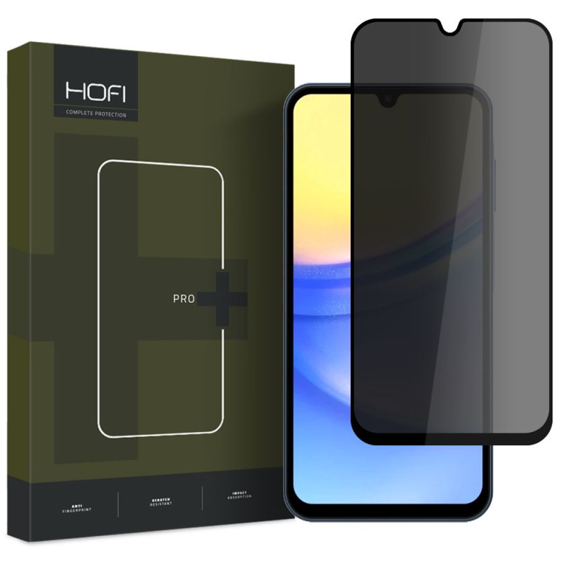 Hofi Samsung Galaxy A15 4G / A15 5G / A25 5G Anti Spy Glass Pro+ 0.3mm 2.5D 9H Full Screen Tempered Glass Αντιχαρακτικό Γυαλί Οθόνης - Privacy - Black Hofi Samsung Galaxy A15 4G / A15 5G / A25 5G Anti Spy Glass Pro+ 0.3mm 2.5D 9H Full Screen Tempered Glass Αντιχαρακτικό Γυαλί Οθόνης - Privacy - Black