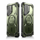 Supcase Samsung Galaxy S24 Ultra Armorbox Magsafe Σκληρή Θήκη με Προστασία Οθόνης και Κάλυμμα Κάμερας / Stand - Green