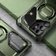 Supcase Samsung Galaxy S24 Ultra Armorbox Magsafe Σκληρή Θήκη με Προστασία Οθόνης και Κάλυμμα Κάμερας / Stand - Green