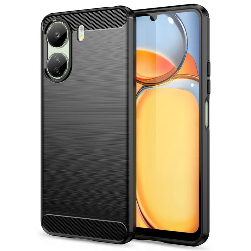 Tech-Protect Xiaomi Redmi 13C / Poco C65 Θήκη Rugged Carbon TPU - Black