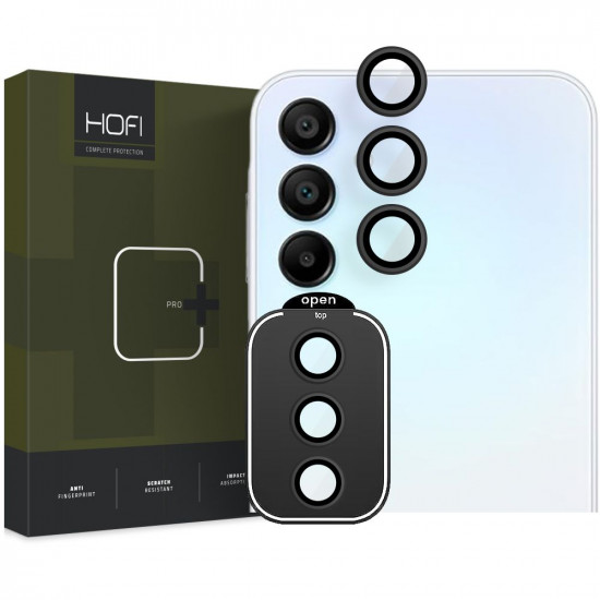 Hofi Samsung Galaxy A15 4G / A15 5G CamRing Pro+ Αντιχαρακτικό Γυαλί για την Κάμερα - Black