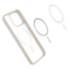 Spigen iPhone 15 Pro Max Ultra Hybrid Mag Σκληρή Θήκη με Πλαίσιο Σιλικόνης Και MagSafe - Frost Natural Titanium