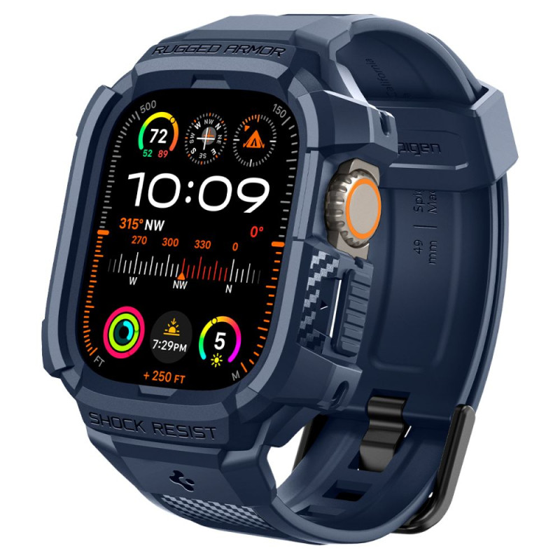 Spigen Λουράκι Apple Watch Ultra / Ultra 2 - 49MM Rugged Armor Pro - Navy Blue