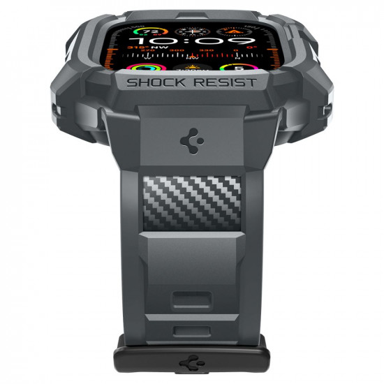 Spigen Λουράκι Apple Watch Ultra / Ultra 2 - 49MM Rugged Armor Pro - Dark Grey