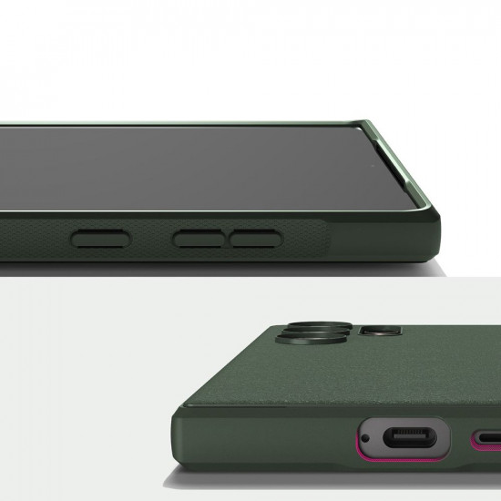 Ringke Samsung Galaxy S24 Ultra Onyx Durable TPU Case Θήκη Σιλικόνης - Dark Green