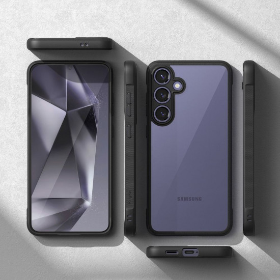 Ringke Samsung Galaxy S24 Fusion Bold Σκληρή Θήκη με Πλαίσιο Σιλικόνης - Black / Διάφανη