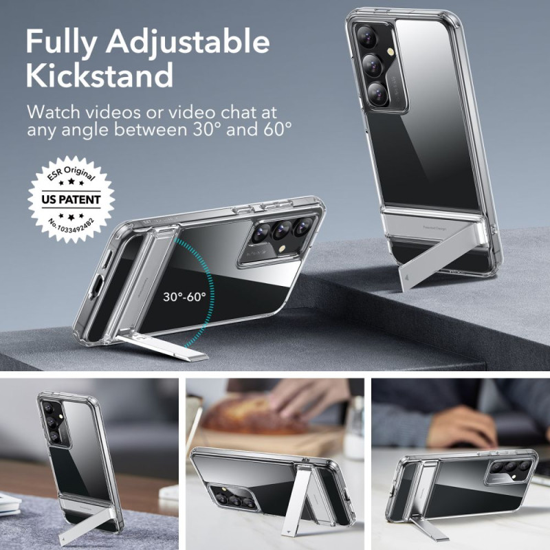 ESR Samsung Galaxy S24+ Air Shield Boost Σκληρή Θήκη με Πλαίσιο Σιλικόνης και Stand - Διάφανη ESR Samsung Galaxy S24+ Air Shield Boost Σκληρή Θήκη με Πλαίσιο Σιλικόνης και Stand - Διάφανη