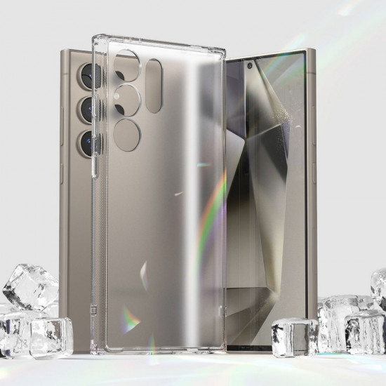 Ringke Samsung Galaxy S24 Ultra Fusion Σκληρή Θήκη με Πλαίσιο Σιλικόνης - Ματ Διάφανη