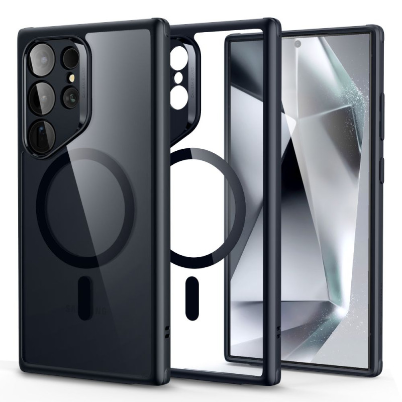 ESR Samsung Galaxy S24 Ultra Classic Hybrid Halolock Σκληρή Θήκη με Πλαίσιο Σιλικόνης και MagSafe - Διάφανη / Black ESR Samsung Galaxy S24 Ultra Classic Hybrid Halolock Σκληρή Θήκη με Πλαίσιο Σιλικόνης και MagSafe - Διάφανη / Black
