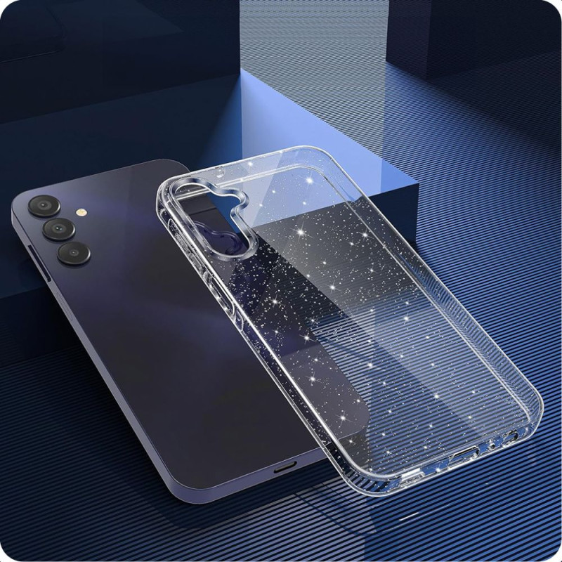 Tech-Protect Samsung Galaxy A35 5G Flexair Θήκη Σιλικόνης - Glitter Tech-Protect Samsung Galaxy A35 5G Flexair Θήκη Σιλικόνης - Glitter