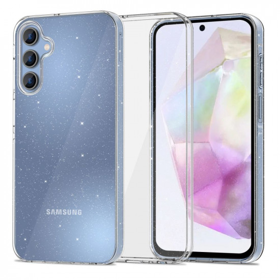Tech-Protect Samsung Galaxy A35 5G Flexair Θήκη Σιλικόνης - Glitter