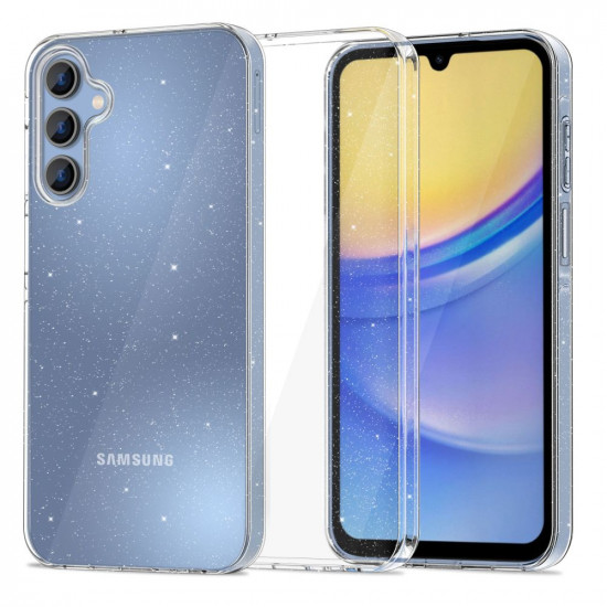 Tech-Protect Samsung Galaxy A15 4G / A15 5G Flexair Θήκη Σιλικόνης - Glitter