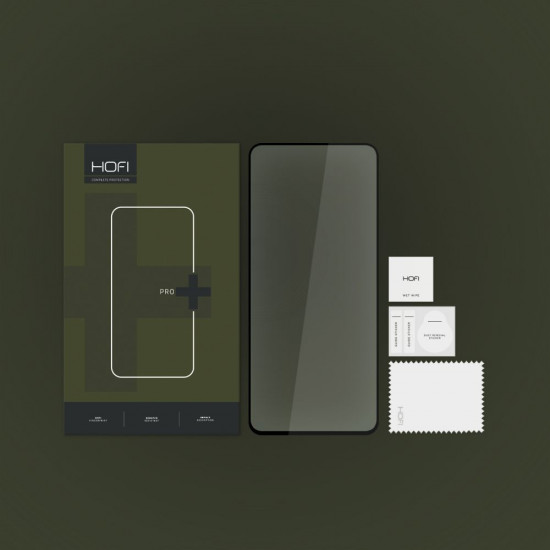 Hofi Xiaomi Poco X6 5G Glass Pro+ 0.3mm 2.5D 9H Full Screen Tempered Glass Αντιχαρακτικό Γυαλί Οθόνης - Black