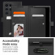 Spigen Samsung Galaxy S24 Ultra Wallet S Plus Θήκη Πορτοφόλι από Δερματίνη - Black