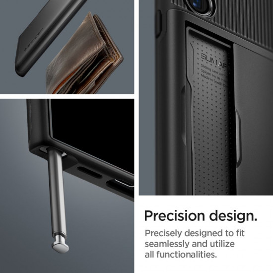 Spigen Samsung Galaxy S24 Ultra Slim Armor CS Σκληρή Θήκη - Black