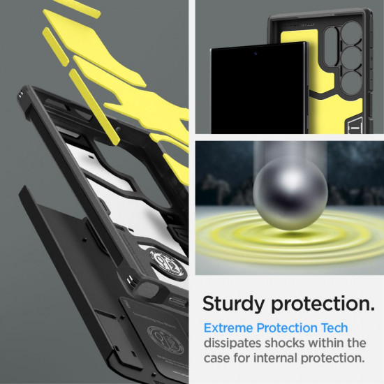 Spigen Samsung Galaxy S24 Ultra Tough Armor Σκληρή Θήκη - Black