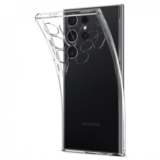 Spigen Samsung Galaxy S24 Ultra Liquid Crystal Θήκη Σιλικόνης - Crystal Clear