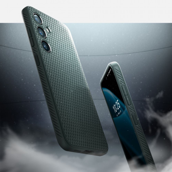 Spigen Samsung Galaxy S24+ Liquid Air Θήκη Σιλικόνης - Abyss Green